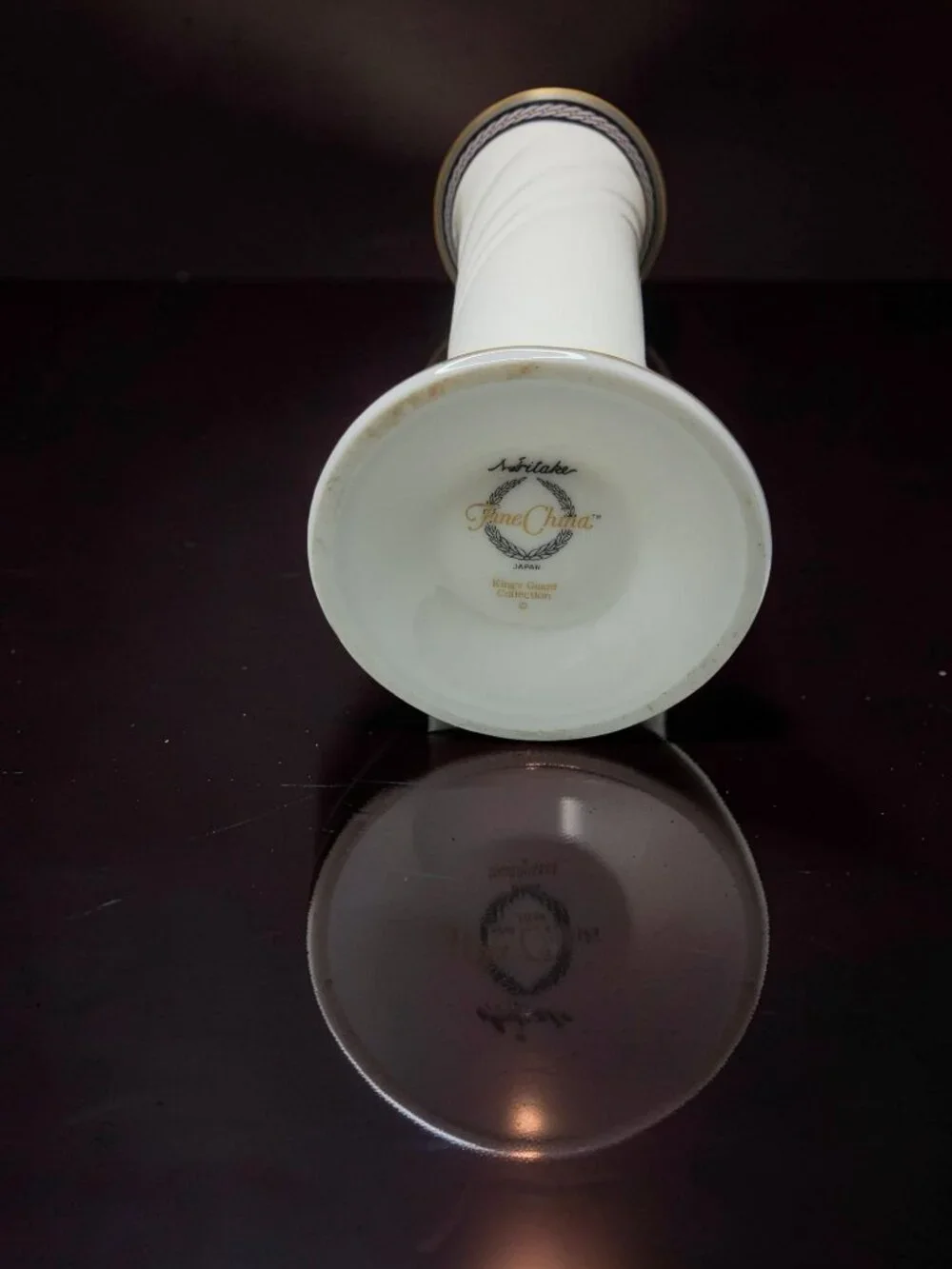 vintage noritake fine china gold trim kings guard collection vase japan